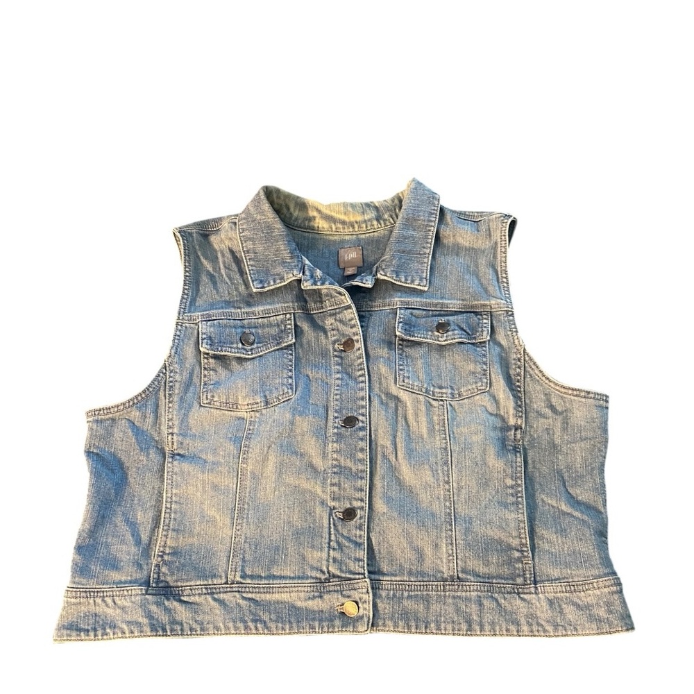 J Jill Denim Vest ❤️ SZ XL